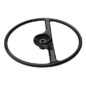 Black Steering Wheel Fits  50-64 Truck, Station Wagon, Jeepster
