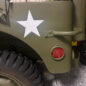Red Side Marker Lens (reflector) Fits: 41-71 Jeep & Willys