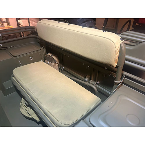 Seat Cover & Cushion Hardware Kit (Rear- Upper & Lower) Fits 41-66 MB, GPW, CJ-2A, 5, M38, M38A1 (w/rear 6" upper)