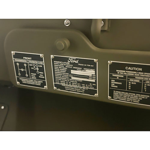 Glove Box Data Plate Attaching Hardware Kit Fits  41-45 MB