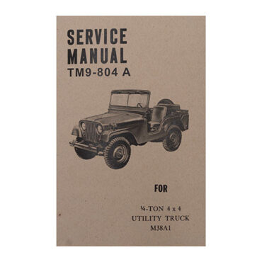 Mechanics (service) Manual  Fits  52-66 M38A1