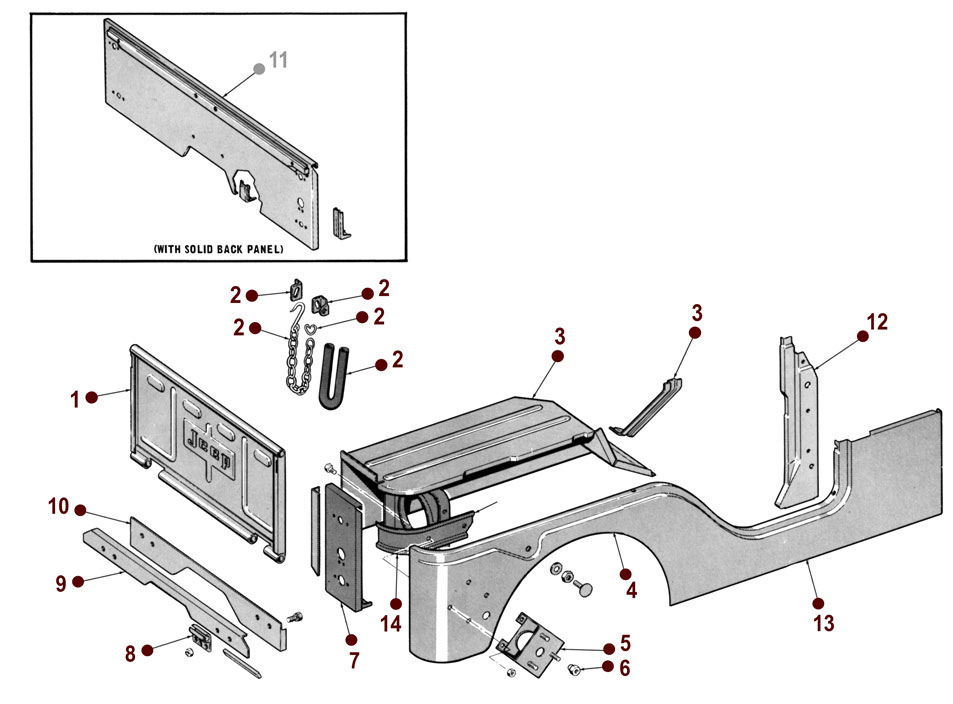 Body - 46-49 CJ-2A | Kaiser Willys