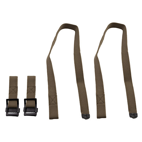 Seat Frame Fixing Straps for Passenger Side (Olive Drab) Fits 41-45 MB, GPW