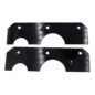 US Made Column Shift Floor Plates Fits 45-48 CJ-2A with T-90 Transmission