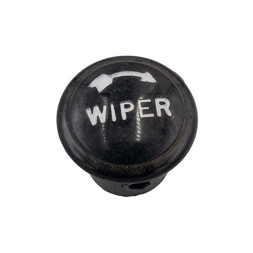 NOS Windshield Wiper Motor Knob (Black) Fits 68-75 CJ-5 with Bottom Mounted Wipers