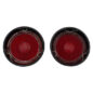 NOS Naco Tail Light Lens & Bezel Set (Pair) Fits 46-55 CJ-2A, 3A, 3B