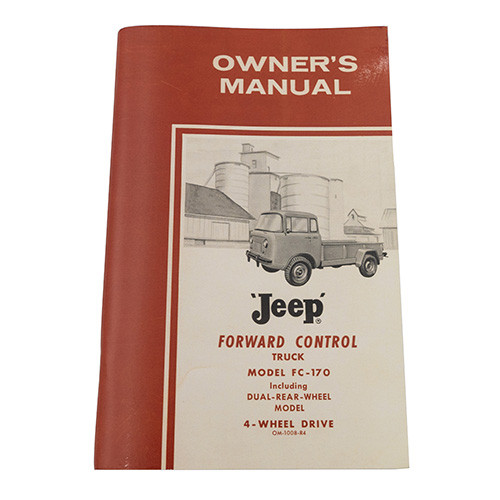 Owners Manual Fits 57-64 FC-170