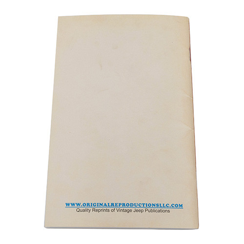 Owners Manual Fits 57-64 FC-170