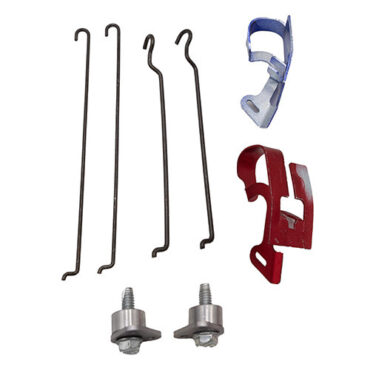 Brake Backing Plate Hardware Kit (Self Adjusting) Fits 66-71 CJ-5, Jeepster Commadno with 10" brakes