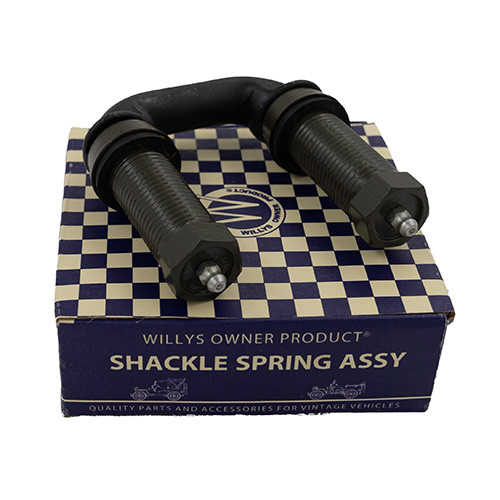 Original Reproduction Leaf Spring Shackle Set (4 piece set) Fits 41-58 MB, GPW, CJ-2A, 3A, 3B, 5, M38, Truck, Station Wagon