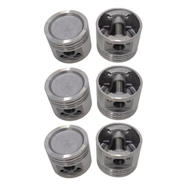 New Replacement Pistons with Pins - Standard (set of 6) Fits 66-71 CJ-5, Jeepster Commando with V6-225 engine