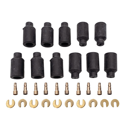 Rubber Packard Connector Set (female) Fits 50-66 M38, M38A1 (packard, rubber connections)