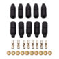 Rubber Packard Connector Set (male) Fits 50-66 M38, M38A1 (packard, rubber connections)