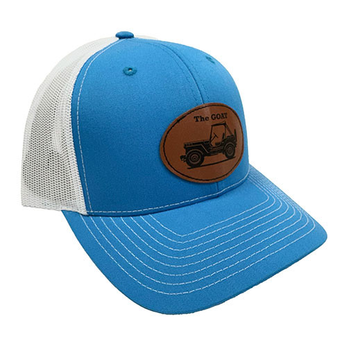 Willys "The Goat" Mesh Trucker Hat (Royal Blue) Fits 41-71 Willys and Jeep