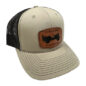 Willys "Its a Lifestyle" Mesh Trucker Hat (Khaki and Brown) Fits 41-71 Willys and Jeep