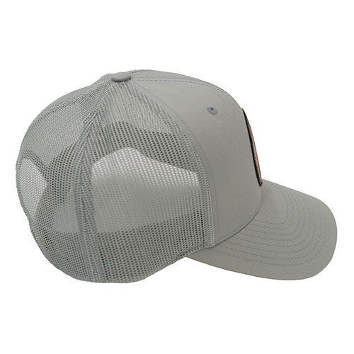 Willys "True Classic" Mesh Trucker Hat (Quarry Gray) Fits 41-71 Willys and Jeep