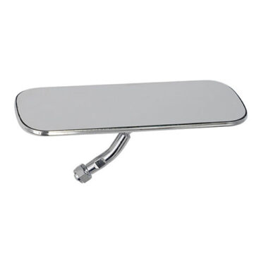 Metal Rear View Rectangular Mirror (Chrome) Fits 49-60 Truck, Station Wagon, Jeepster