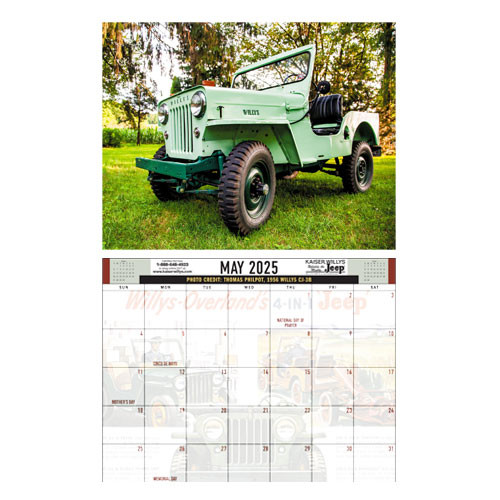 2025 Kaiser Willys Calendar All Willys & Jeep Vehicles