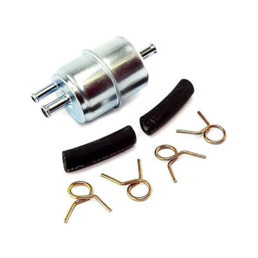 In-Line Fuel Filter Kit (Dual Outlet) Fits 73-91 Wagoneer, J-Series