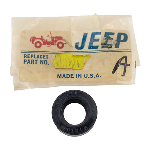 NOS Neoprene Dual Shift Rail Oil Seal (2 required) Fits 41-71 Jeep & Willys with Dana 18 transfer case