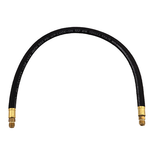 Original Reproduction Oil Filter Inlet Hose 22" (cotton) Fits 41-53 MB, GPW, CJ-2A, 3A, M38