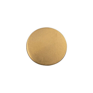 Brass Horn Button Disc for 1-1/4" Steering Wheels Fits 46-64 CJ-2A, 3A, 3B, 5, M38, M38A1