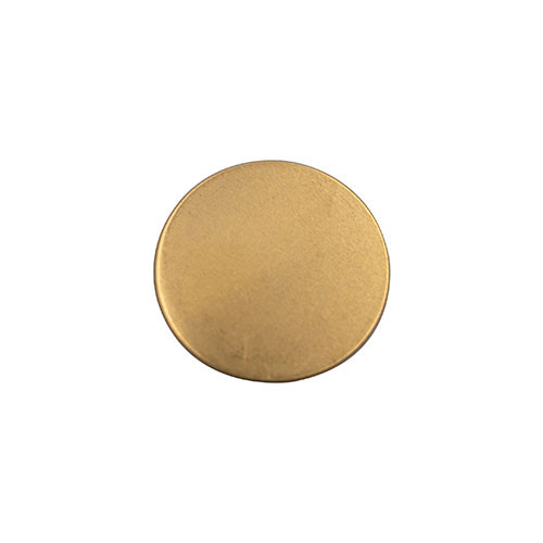 Brass Horn Button Disc for 1-1/4" Steering Wheels Fits 46-64 CJ-2A, 3A, 3B, 5, M38, M38A1