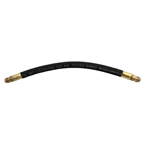 Original Reproduction Oil Filter Outlet Hose 10" (cotton) Fits 41-53 MB, GPW, CJ-2A, 3A, M38