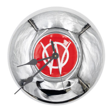 New Chrome "WO" Hub Cap Clock Fits: All Willys