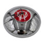 New Chrome "WO" Hub Cap Clock Fits: All Willys