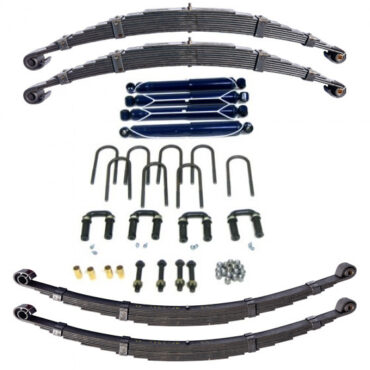 US Made Leaf Spring Complete Suspension Overhaul Kit Fits  41-45 MB, GPW