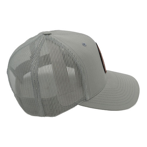 Willys "Crossbones" Mesh Trucker Hat (Quarry Gray) Fits 41-71 Willys and Jeep