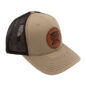 Willys "Crossbones" Mesh Trucker Hat (Khaki/Brown) Fits 41-71 Willys and Jeep