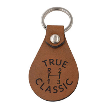 Willys "True Classic" Leather Keychain Fits 41-71 Willys and Jeep