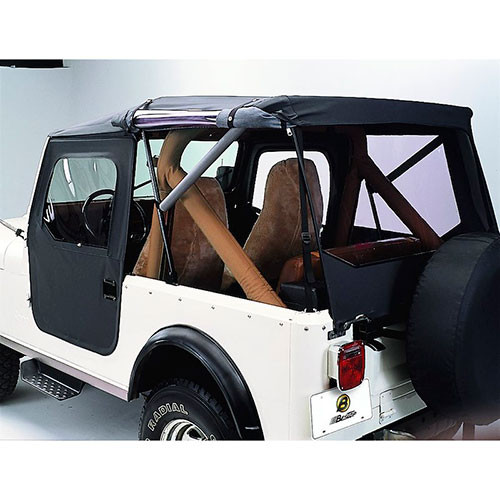 Bestop Tigertop Soft Top Kit (Black) Fits 76-86 CJ-7