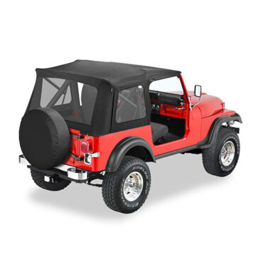 Bestop Supertop Soft Top Kit (Black Denim) Fits 76-86 CJ-7