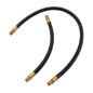 US Made Cuno Oil Filter Inlet & Outlet Hose Set Fits 50-66 M38, M38A1