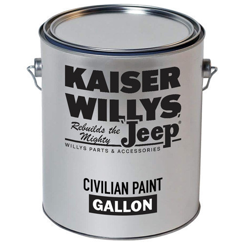 US Made Cadet Gray Poly Paint (1 Gallon) Fits 41-71 Jeep & Willys