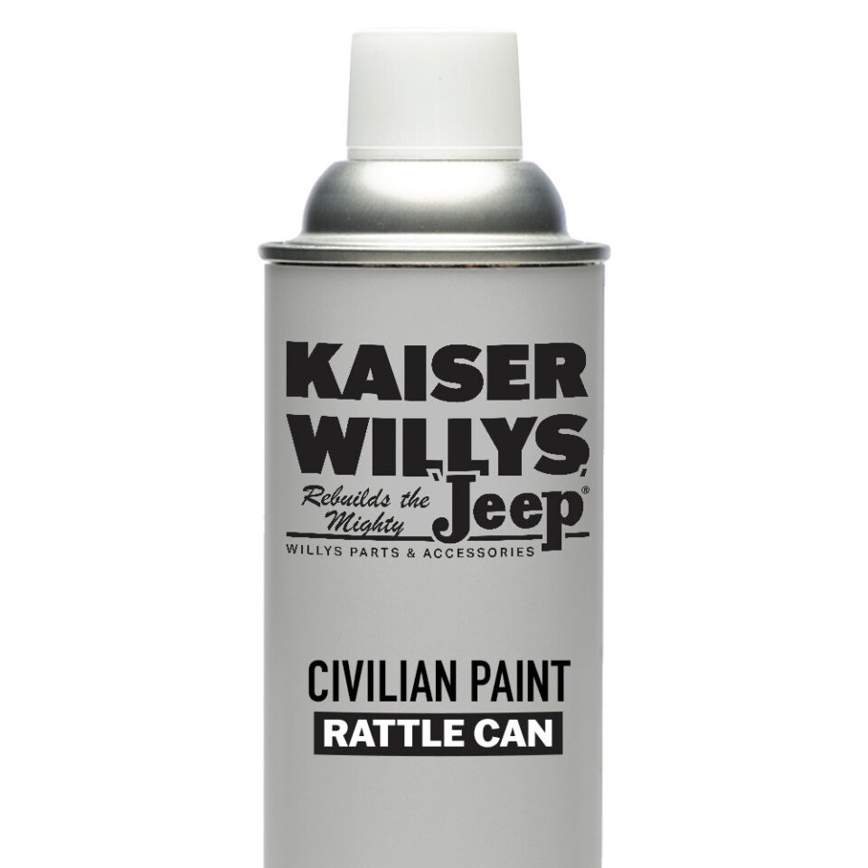 US Made Luzon Red Paint (Rattle Can) Fits 41-71 Jeep & Willys