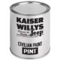 US Made Woodstock Green Poly Paint (1 Pint) Fits 41-71 Jeep & Willys