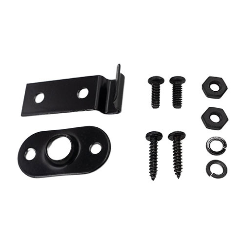 Later Style Hood Prop Assembly (Black) Fits 67-71 Jeepster Commando