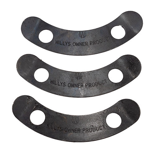 Original Reproduction Brake Backing Plate Bolt Lock Plate Set (1 set of 3 per wheel) Fits 41-71 Jeep & Willys w/ Dana 25/27/41/44/53
