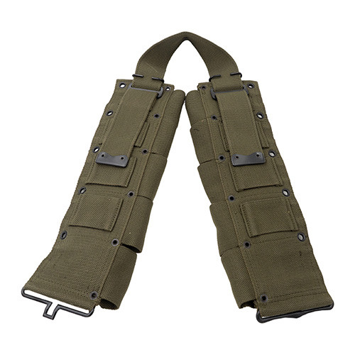 Original Reproduction 1923 M1 Garand Cartridge Belt (OD) Fits 41-71 Jeep & Willys