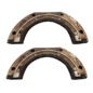 NOS Steering Knuckle Seal Plate Kit (rubber)  Fits 46-64 Truck, Station Wagon, Jeepster
